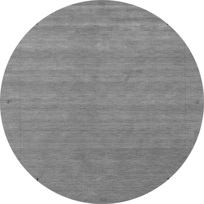 Square Abstract Gray Contemporary Rug, con2513gry