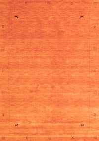 Abstract Orange Contemporary Rug, con2513org