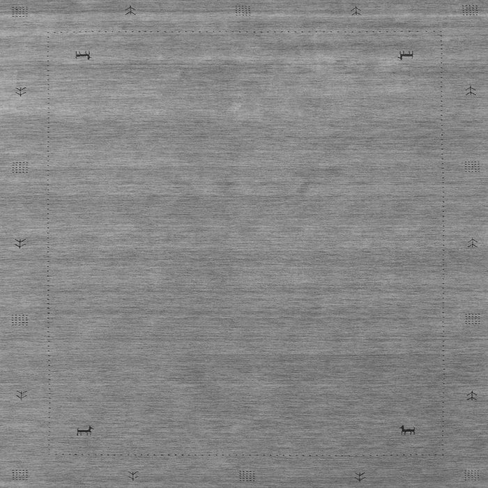 Serging Thickness of Abstract Gray Contemporary Rug, con2513gry