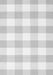 Serging Thickness of Machine Washable Checkered Gray Modern Rug, wshcon2514gry