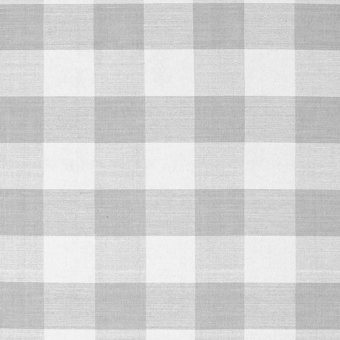Serging Thickness of Machine Washable Checkered Gray Modern Rug, wshcon2514gry