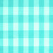 Square Machine Washable Checkered Turquoise Modern Area Rugs, wshcon2514turq