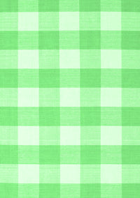 Checkered Emerald Green Modern Rug, con2514emgrn