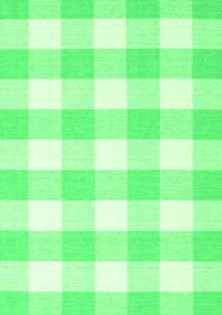 Checkered Green Modern Rug, con2514grn