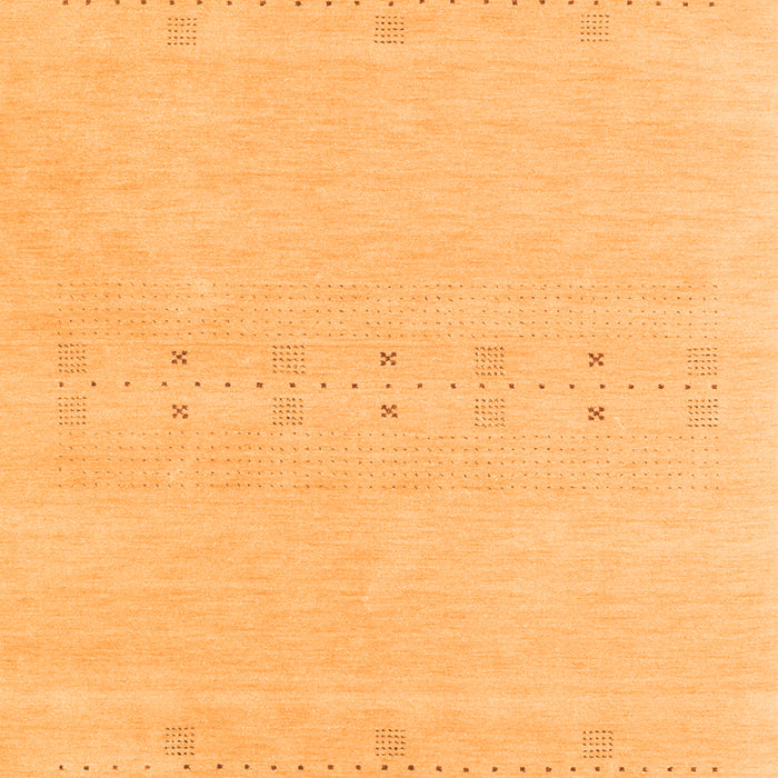 Serging Thickness of Machine Washable Solid Orange Modern Area Rugs, wshcon2515org