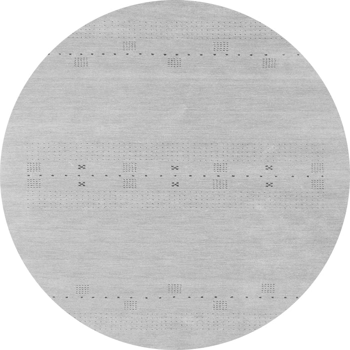 Square Solid Gray Modern Rug, con2515gry