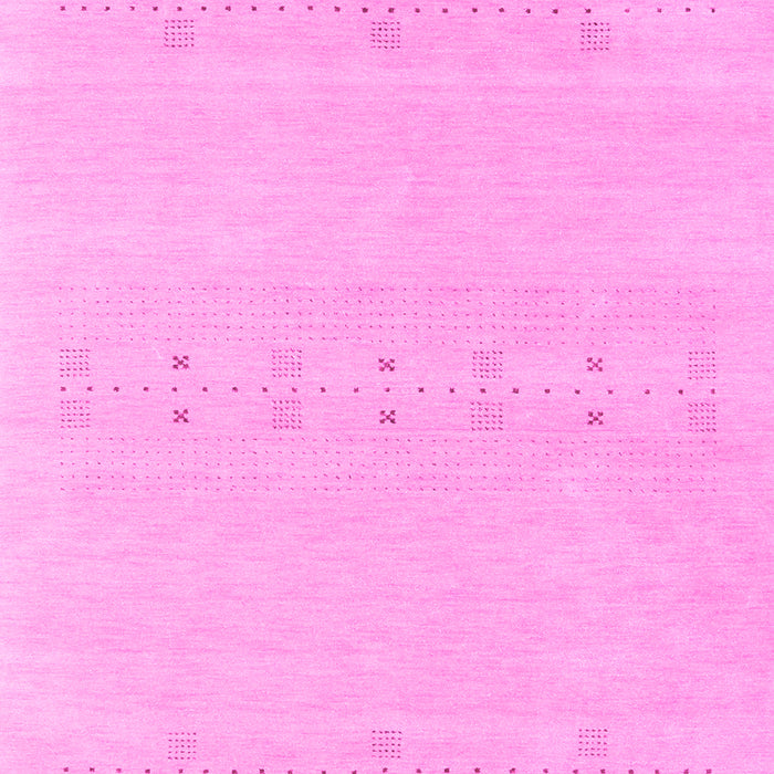 Machine Washable Solid Pink Modern Rug, wshcon2515pnk