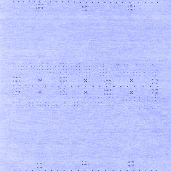 Machine Washable Solid Blue Modern Rug, wshcon2515blu