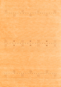 Solid Orange Modern Rug, con2515org