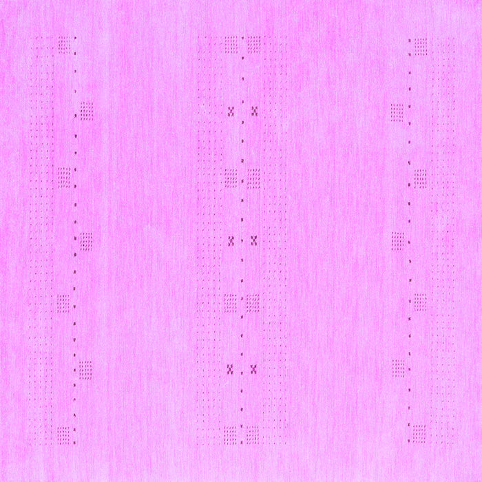 Square Solid Purple Modern Rug, con2515pur