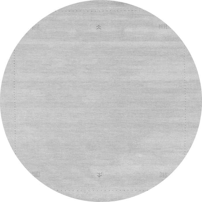 Machine Washable Solid Gray Modern Rug, wshcon2516gry