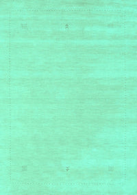 Solid Turquoise Modern Rug, con2516turq