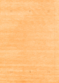 Solid Orange Modern Rug, con2516org