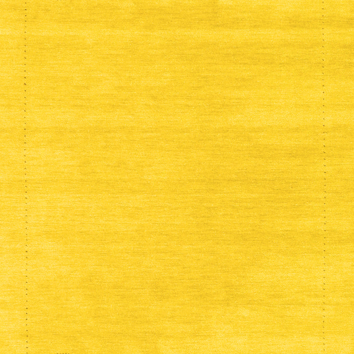 Machine Washable Solid Yellow Modern Rug, wshcon2516yw