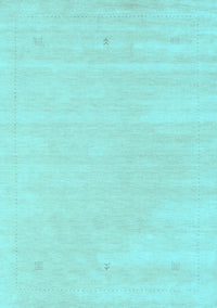 Solid Light Blue Modern Rug, con2516lblu