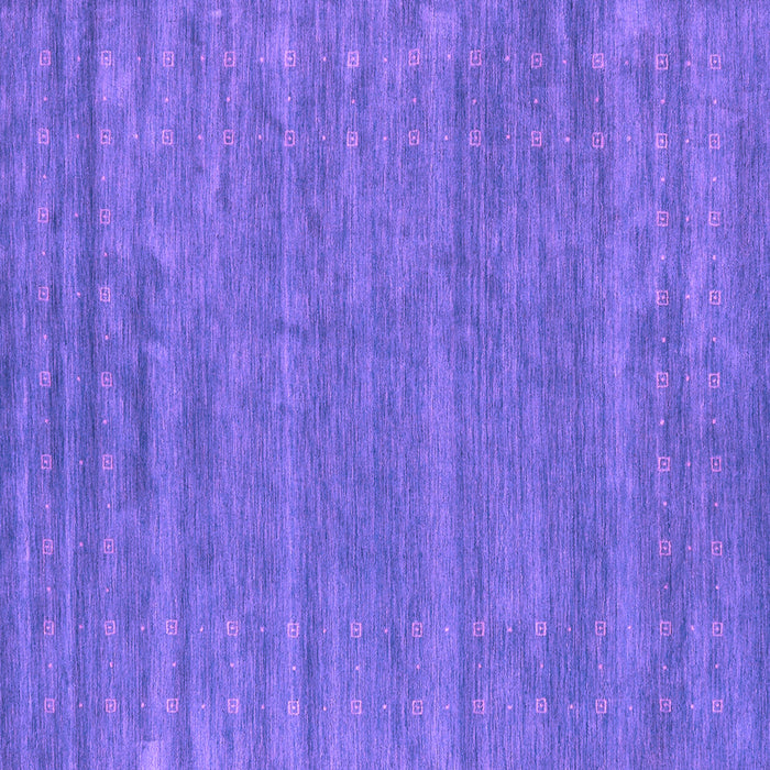 Square Abstract Purple Contemporary Rug, con2517pur