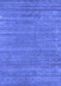 Abstract Blue Contemporary Rug, con2517blu