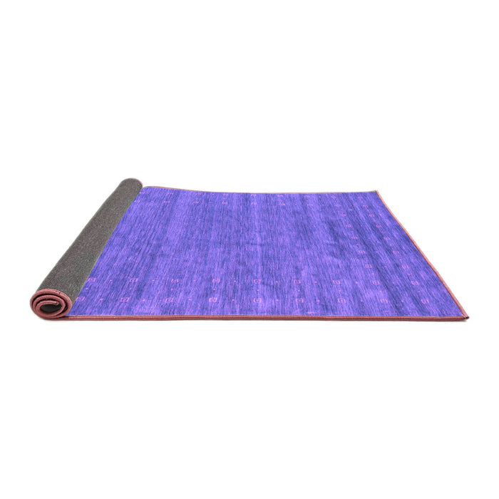 Sideview of Abstract Purple Contemporary Rug, con2517pur