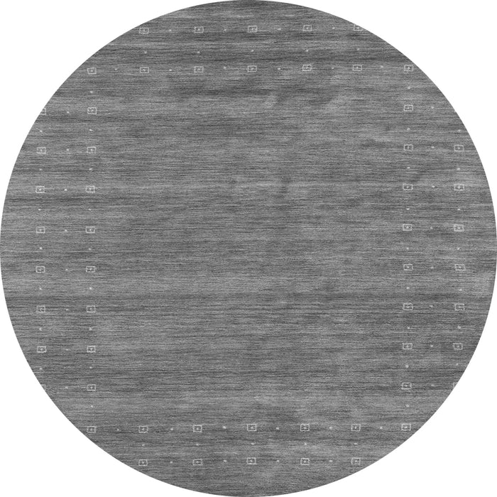 Square Abstract Gray Contemporary Rug, con2517gry