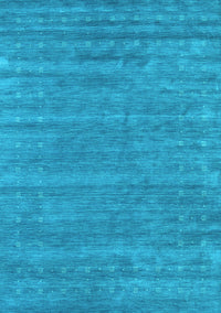 Abstract Light Blue Contemporary Rug, con2517lblu