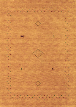 Abstract Brown Contemporary Rug, con2518brn