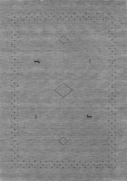 Abstract Gray Contemporary Rug, con2518gry