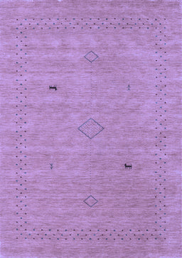 Abstract Blue Contemporary Rug, con2518blu
