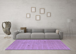 Machine Washable Abstract Blue Contemporary Rug in a Living Room, wshcon2518blu