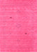 Machine Washable Abstract Pink Contemporary Rug, wshcon2518pnk