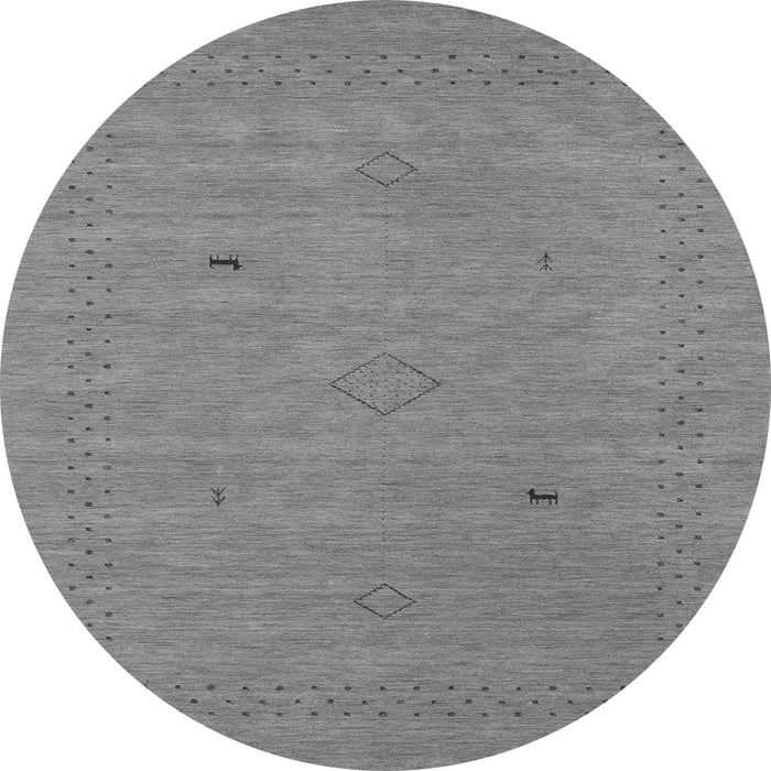 Machine Washable Abstract Gray Contemporary Rug, wshcon2518gry