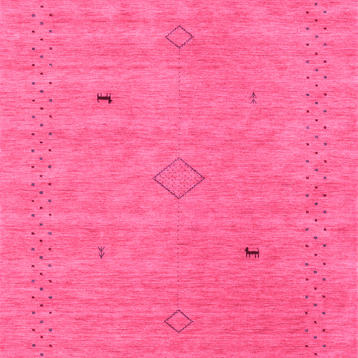 Abstract Pink Contemporary Rug, con2518pnk