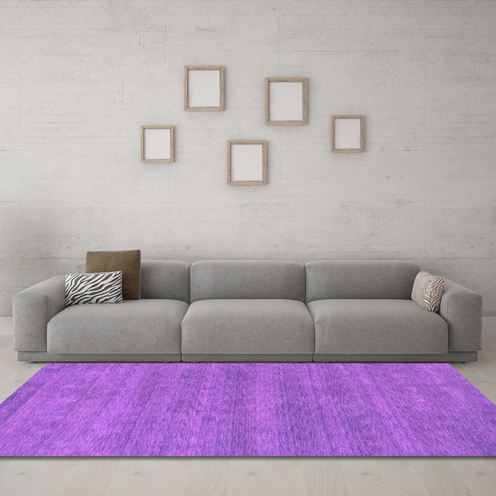 Machine Washable Abstract Pink Contemporary Rug in a Living Room, wshcon2519pnk