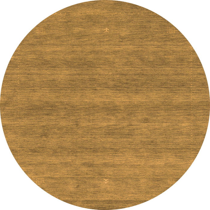 Square Abstract Orange Contemporary Rug, con2519org