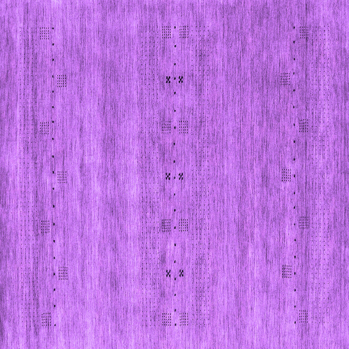 Square Abstract Purple Contemporary Rug, con2520pur