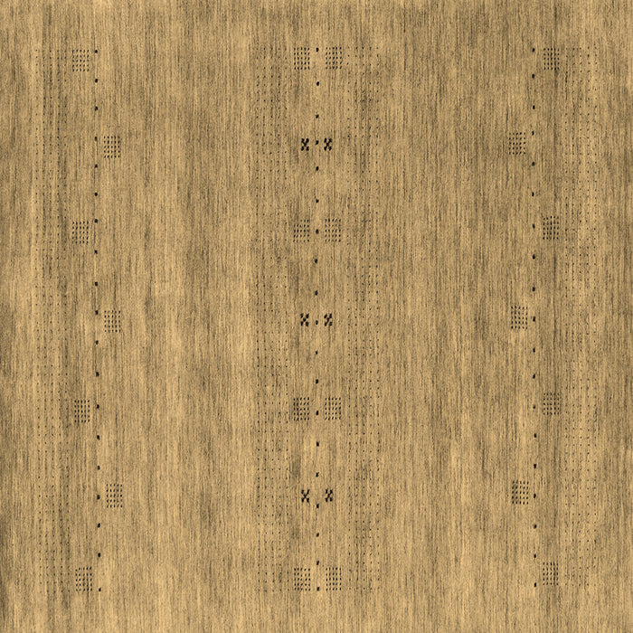 Square Machine Washable Abstract Brown Contemporary Rug, wshcon2520brn