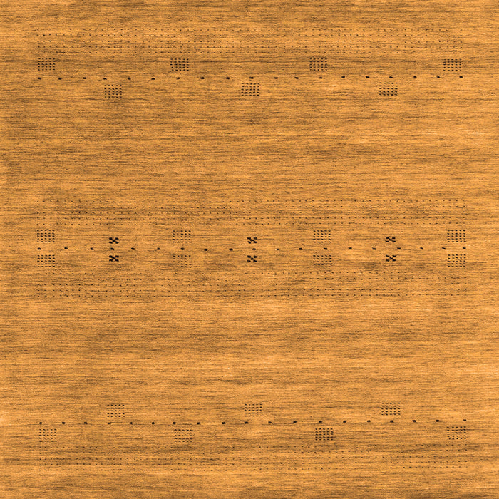 Serging Thickness of Abstract Orange Contemporary Rug, con2520org