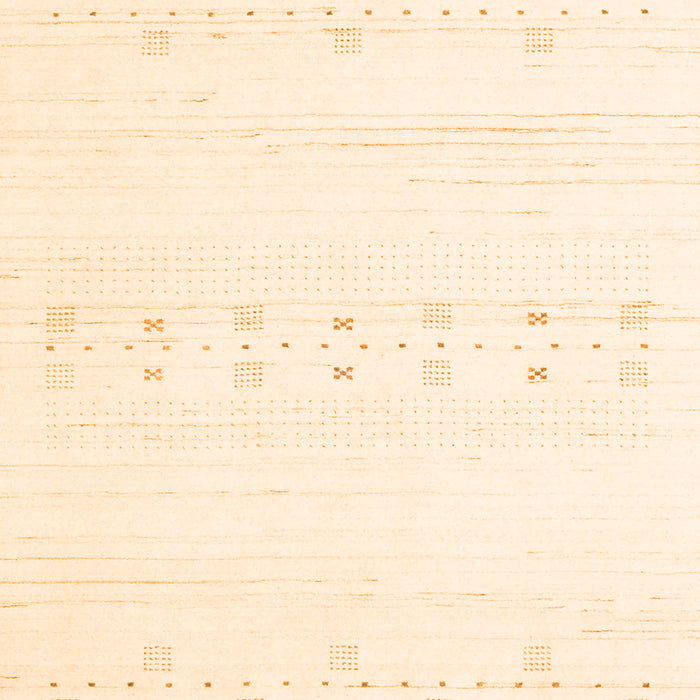 Solid Orange Modern Rug, con2521org