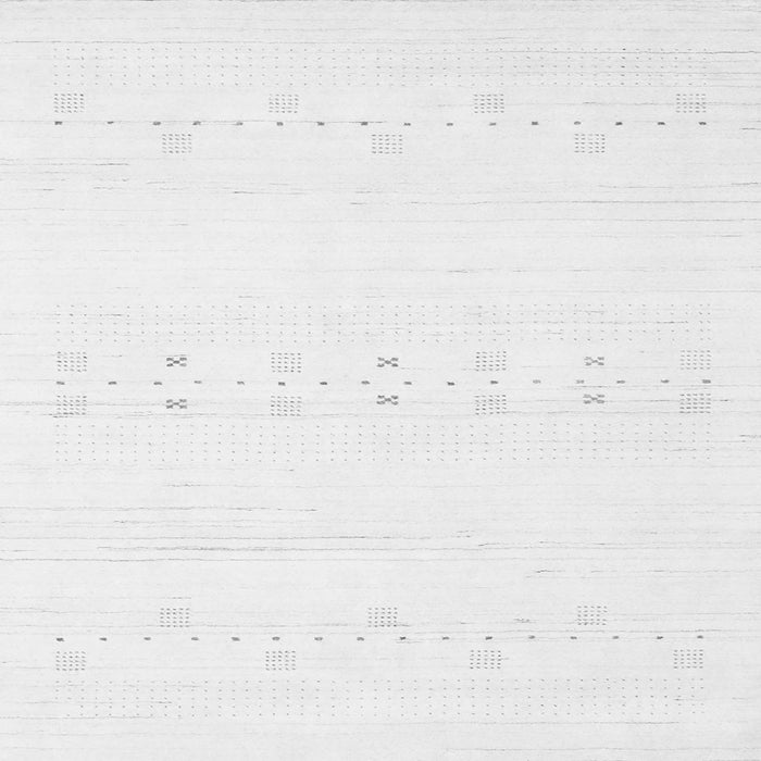 Serging Thickness of Solid Gray Modern Rug, con2521gry