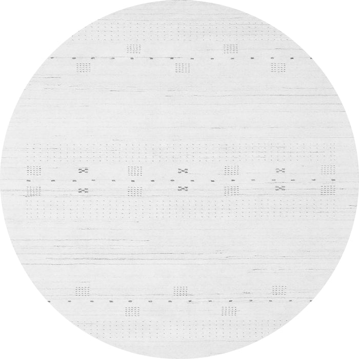 Machine Washable Solid Gray Modern Rug, wshcon2521gry