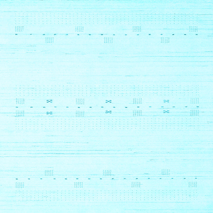 Square Solid Light Blue Modern Rug, con2521lblu