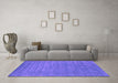 Machine Washable Abstract Purple Contemporary Area Rugs in a Living Room, wshcon2522pur