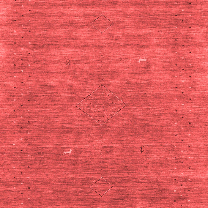 Machine Washable Abstract Red Contemporary Rug, wshcon2522red
