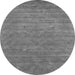 Square Abstract Gray Contemporary Rug, con2522gry