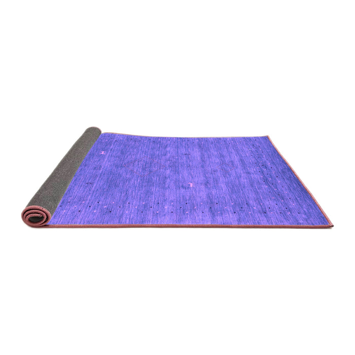 Sideview of Abstract Purple Contemporary Rug, con2522pur