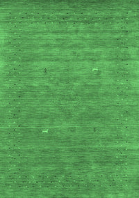 Abstract Emerald Green Contemporary Rug, con2522emgrn