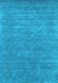 Abstract Light Blue Contemporary Rug, con2522lblu