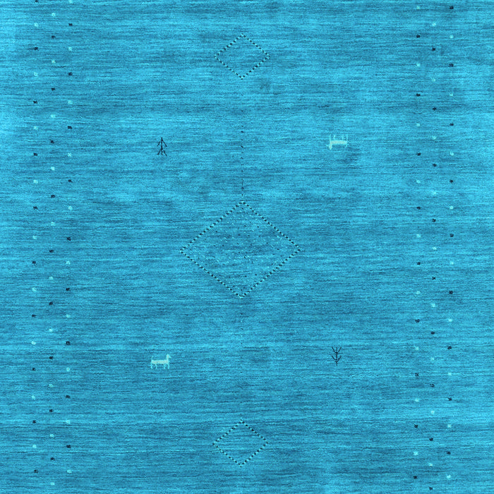 Abstract Light Blue Contemporary Rug, con2522lblu