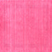 Square Abstract Pink Contemporary Rug, con2523pnk