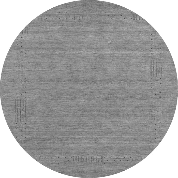 Square Abstract Gray Contemporary Rug, con2523gry