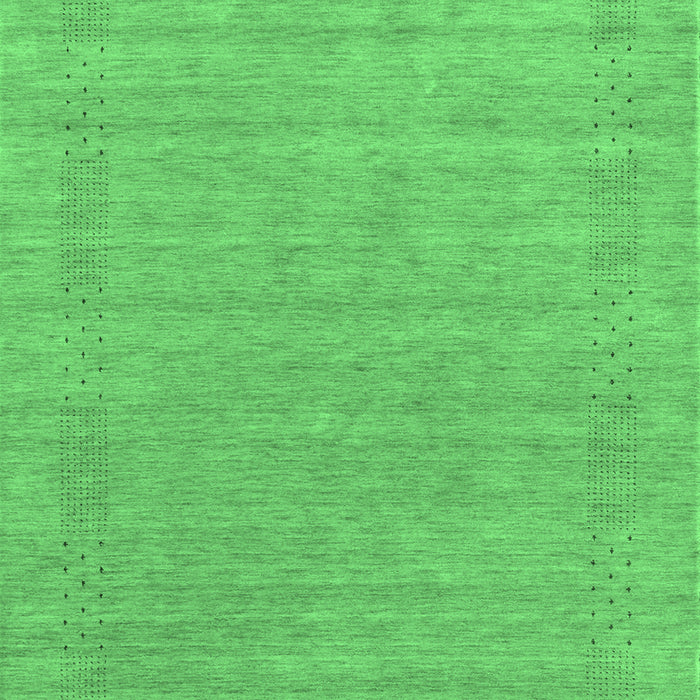 Abstract Emerald Green Contemporary Rug, con2523emgrn